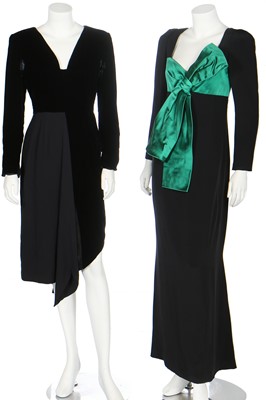 Lot 232 - A group of 1980s-90s evening wear