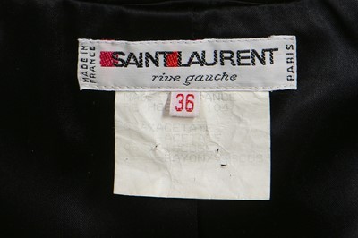 Lot 355 - An Yves Saint Laurent ottoman satin suit, Autumn-Winter 1988-89