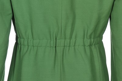 Lot 187 - A good Thierry Mugler green wool suit, circa 1991