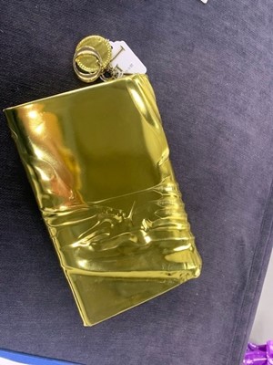 Lot 35 - A Christian Dior by Jason Martin limited edition gold leather clutch bag, 2016