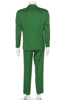 Lot 194 - A Thierry Mugler men's emerald green wool suit, 1980s-early 1990s