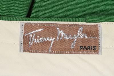 Lot 194 - A Thierry Mugler men's emerald green wool suit, 1980s-early 1990s