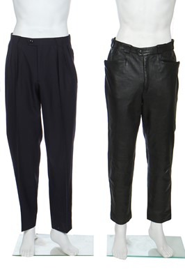 Lot 192 - Two Thierry Mugler men's ensembles, 1980s-early 1990s
