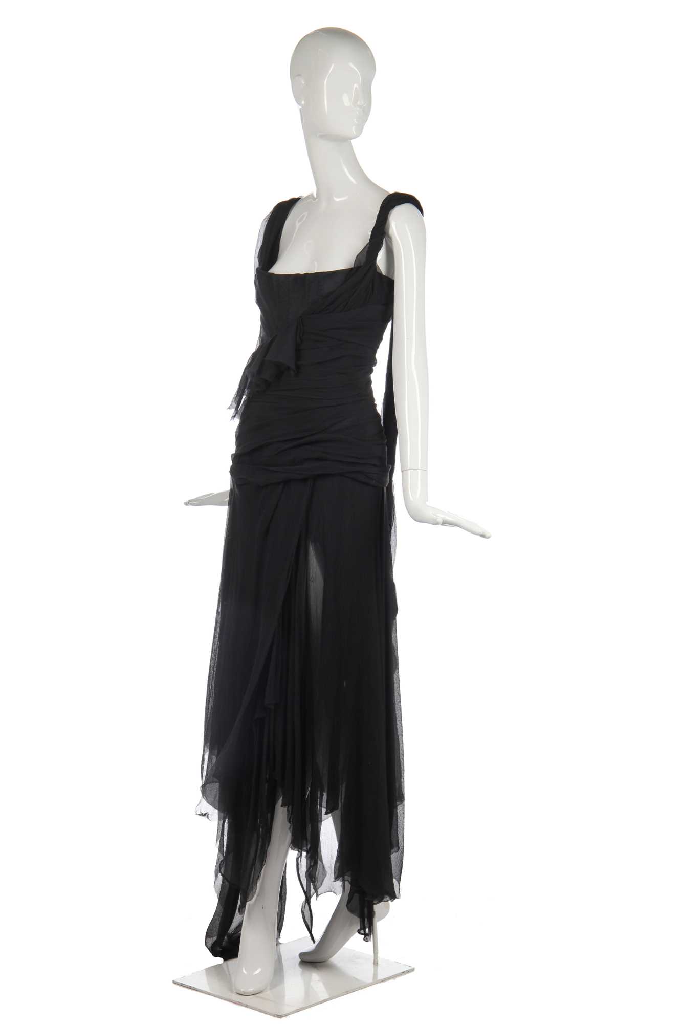 Lot 415 - An Alexander McQueen 'Shipwreck' dress,