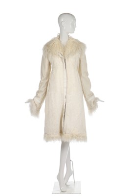 Lot 417 - An Alexander McQueen patchworked coat, 'Scanners', Autumn-Winter, 2003-04
