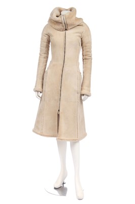 Lot 124 - An Alexander McQueen sheepskin coat,  'Pantheum as Lecum' collection, Autumn-Winter 2004-05