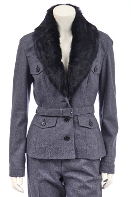 Lot 119 - An Alexander McQueen knitted red wool jacket, 'The Man Who Knew Too Much', Autumn-Winter 2005-06
