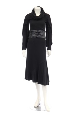 Lot 116 - An Alexander McQueen black wool dress, 'Widows of Culloden', Autumn-Winter 2006-07