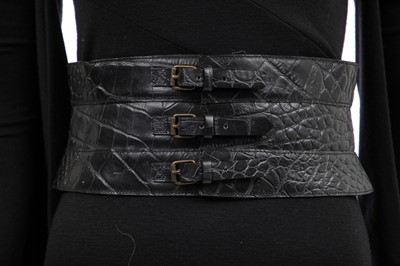 Lot 116 - An Alexander McQueen black wool dress, 'Widows of Culloden', Autumn-Winter 2006-07