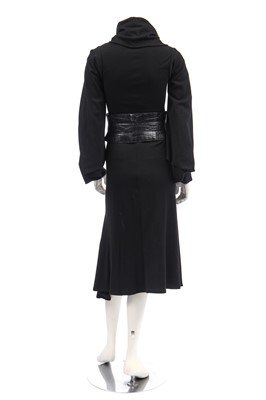 Lot 116 - An Alexander McQueen black wool dress, 'Widows of Culloden', Autumn-Winter 2006-07