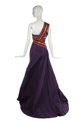 Lot 423 - An Alexander McQueen 'Widows of Culloden' commercial collection evening gown, Autumn-Winter 2006-07