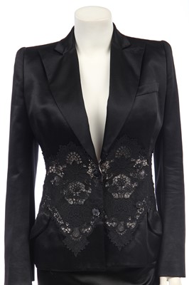 Lot 115 - An Alexander McQueen tailcoat, 'Widows of Culloden' commercial collection, Autumn-Winter 2006-07