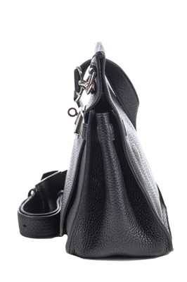 Lot 71 - An Hermès black clemence leather Jypsiere, 2004