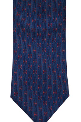 Lot 60 - Twelve Hermès printed silk ties, modern