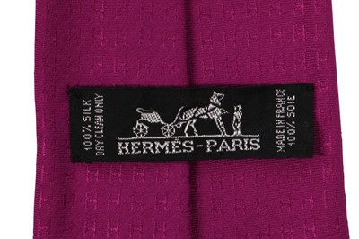 Lot 62 - Seventeen Hermès printed silk ties, modern