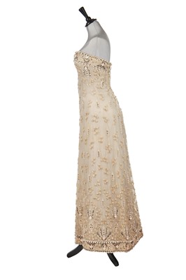 Lot 293 - A Christian Dior couture by Marc Bohan debutante gown, 1964