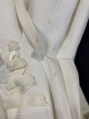 Lot 192 - A Thierry Mugler white cotton piqué dress, early 1990s