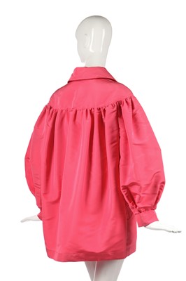 Lot 186 - A Christian Lacroix petal-pink faille jacket, late 1980s-early 1990s