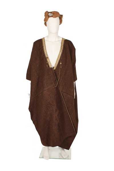 Aba Robe Lot 367 - A woven wool and metal thread Aba robe,