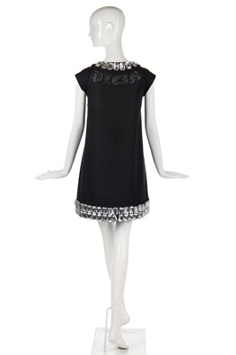 Lot 199 - A Loris Azzaro navy silk-crêpe A-line mini dress, 2000s