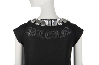 Lot 199 - A Loris Azzaro navy silk-crêpe A-line mini dress, 2000s