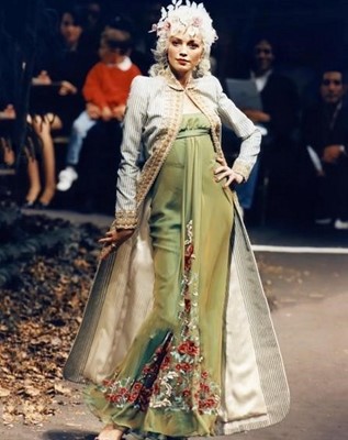 Lot 380 - A Givenchy by John Galliano couture 'Empress Josephine' collection gown, Autumn-Winter 1996-97