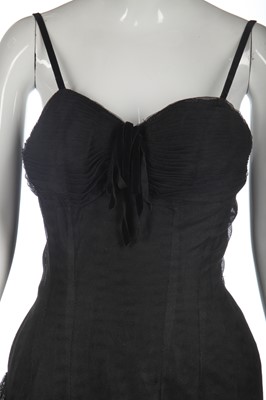Lot 270 - A Maggy Rouff couture ruffled tulle evening gown, late 1930s
