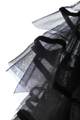 Lot 270 - A Maggy Rouff couture ruffled tulle evening gown, late 1930s