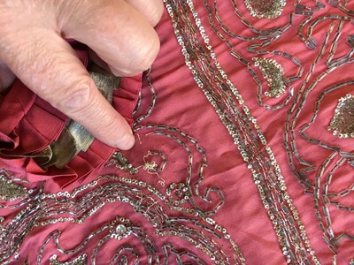 Lot 237 - A rare Alice Bernard evening dress, 1922-25