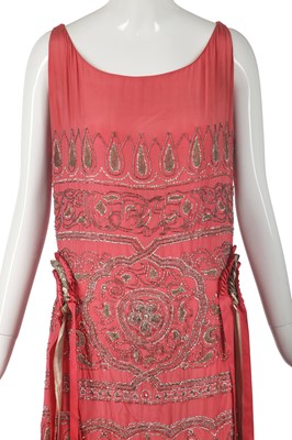 Lot 237 - A rare Alice Bernard evening dress, 1922-25