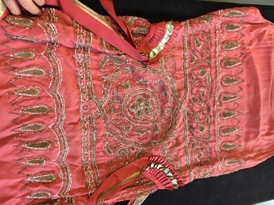 Lot 237 - A rare Alice Bernard evening dress, 1922-25