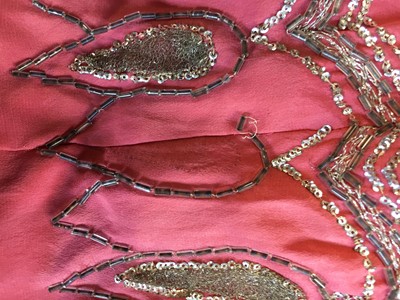 Lot 237 - A rare Alice Bernard evening dress, 1922-25