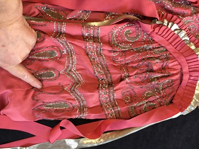Lot 237 - A rare Alice Bernard evening dress, 1922-25