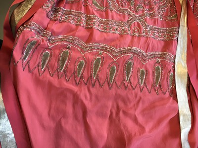 Lot 237 - A rare Alice Bernard evening dress, 1922-25