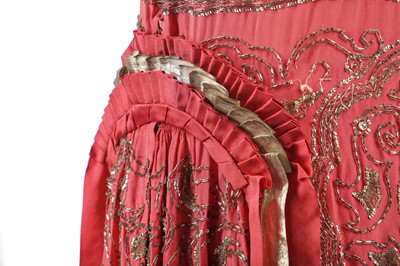 Lot 237 - A rare Alice Bernard evening dress, 1922-25