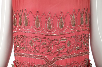 Lot 237 - A rare Alice Bernard evening dress, 1922-25