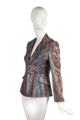 Lot 378 - A Galliano snakeskin jacket, 'Honcho Woman' collection, Spring-Summer 1991