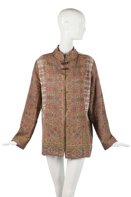 Lot 307 - A jacket formed from a Paisley-style silk-wool shawl, 19th century but made up in 1960s