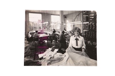 Lot 210 - A group of embroidery samples and ephemera relating to Princess Diana, by Peggy Umpelby ('Miss Peggy'), mainly 1990s
