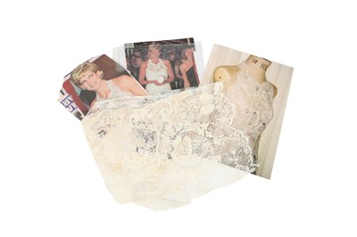 Lot 210 - A group of embroidery samples and ephemera relating to Princess Diana, by Peggy Umpelby ('Miss Peggy'), mainly 1990s