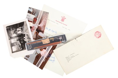 Lot 210 - A group of embroidery samples and ephemera relating to Princess Diana, by Peggy Umpelby ('Miss Peggy'), mainly 1990s
