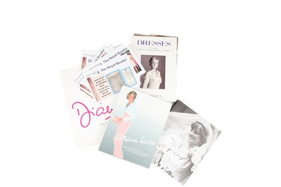 Lot 210 - A group of embroidery samples and ephemera relating to Princess Diana, by Peggy Umpelby ('Miss Peggy'), mainly 1990s