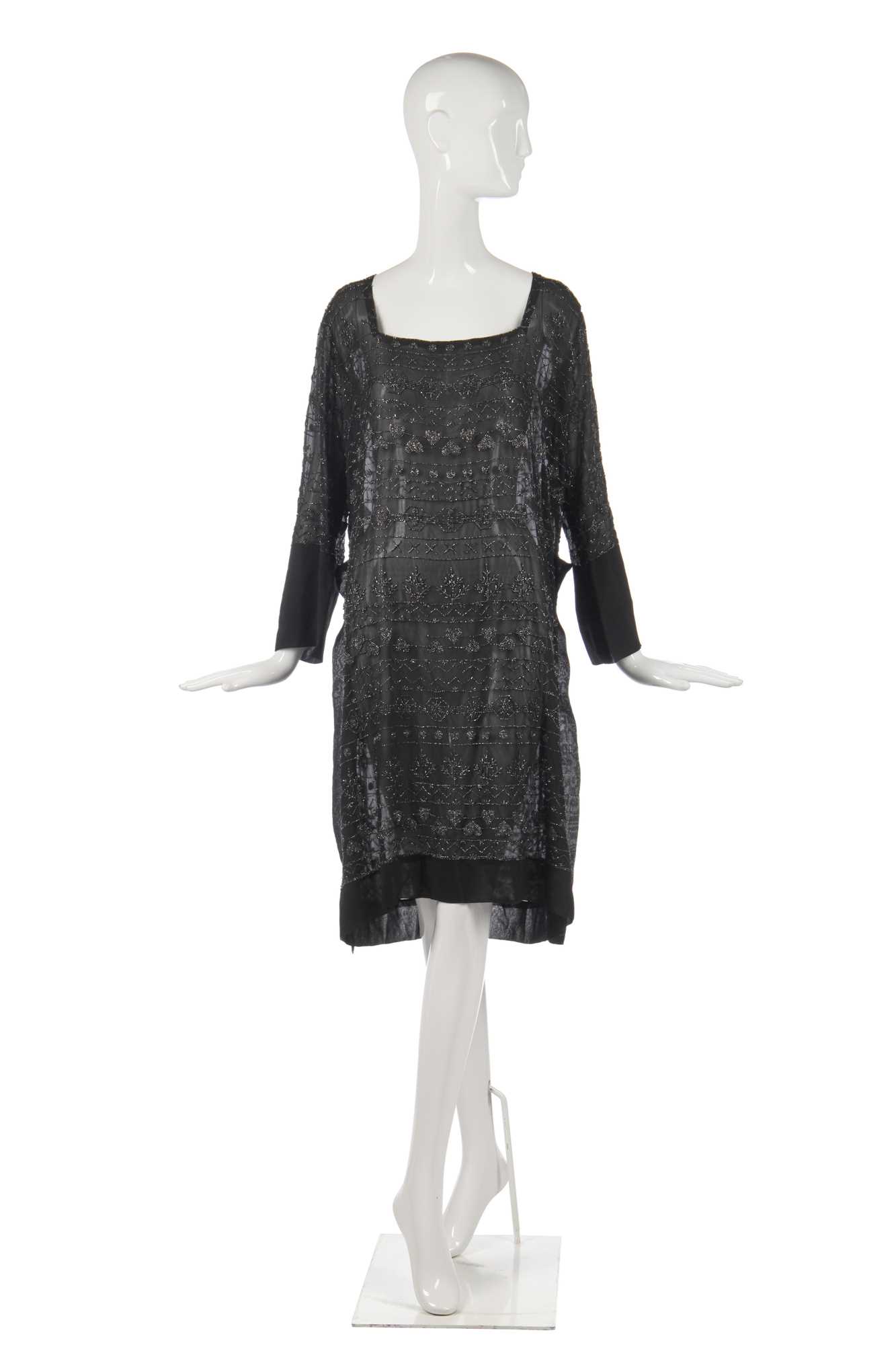 Lot 234 - A beaded tunic/overdress, attributed to