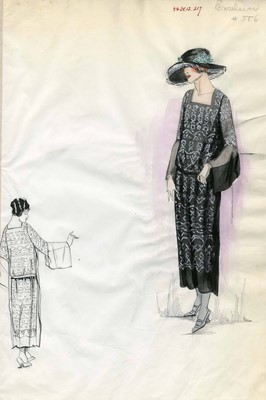 Lot 234 - A beaded tunic/overdress, attributed to Gabrielle Chanel, Spring-Summer 1922