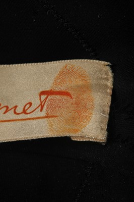 Lot 269 - A rare Madeleine Vionnet couture fringed crêpe evening gown, April 1938