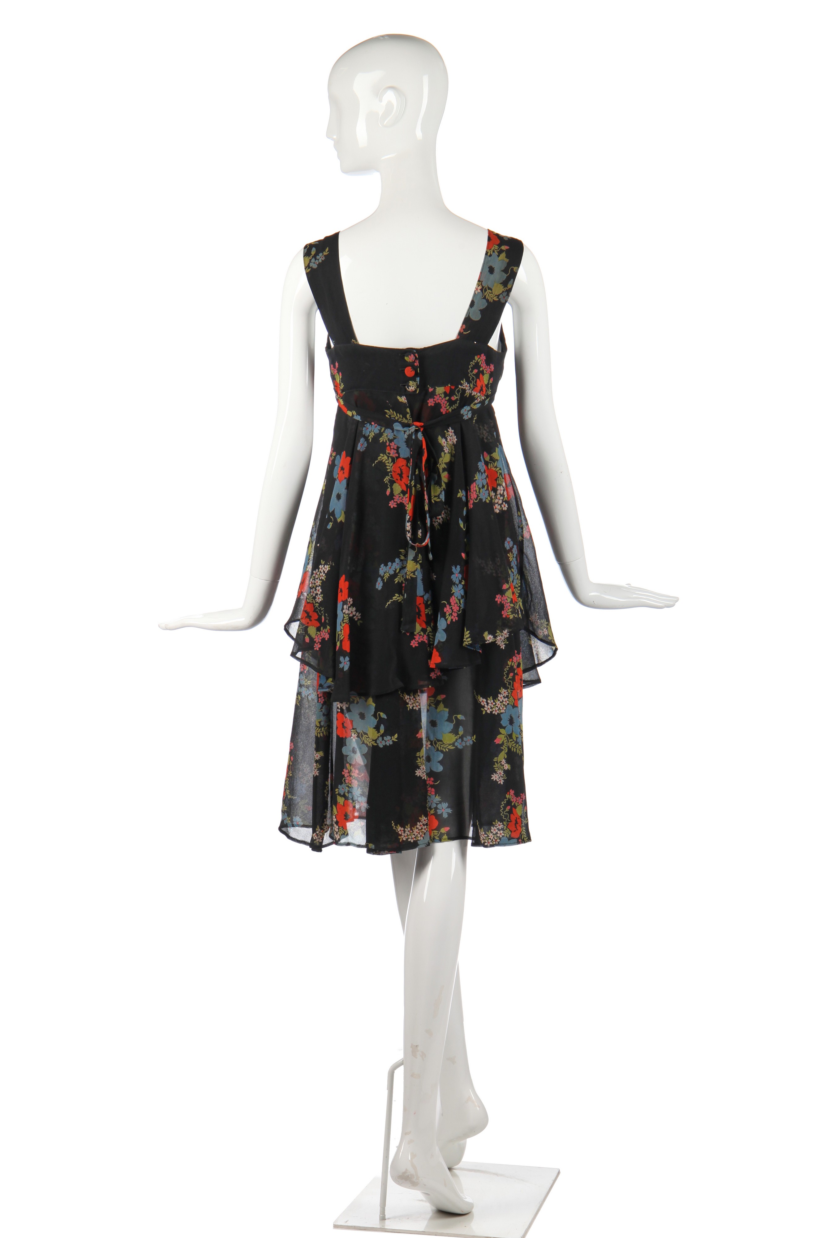 1970s Ossie Clark Design Radley Dress