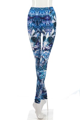 Lot 428 - An Alexander McQueen wood grain-print dress, 'Natural Dis-tinction, Un-Natural Selection', Spring-Summer 2009
