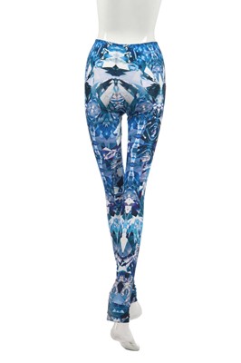 Lot 428 - An Alexander McQueen wood grain-print dress, 'Natural Dis-tinction, Un-Natural Selection', Spring-Summer 2009