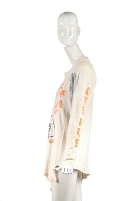 Lot 361 - A rare Vivienne Westwood/Malcolm McLaren and Keith Haring towelling shirt, 'Witches' collection, Autumn-Winter 1983-84