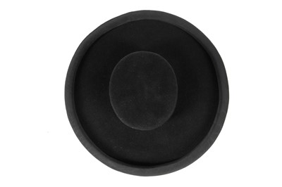 Lot 402 - An Yves Saint Laurent Cordobés-inspired black felt hat, Spring-Summer 1990